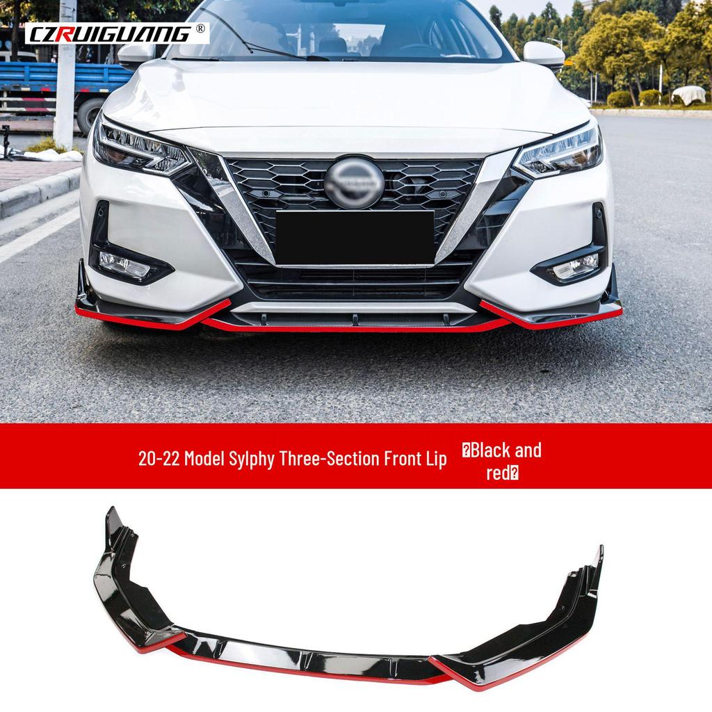 Συμβατό Body Kit 14ης Γενιάς Sylphy: Εμπρόσθιο Χείλος, Πλαϊνά Μαρσπιέ, Πίσω Αεροτομή, Πίσω Χείλος, Γωνία Εμπρός Προφυλακτήρα.