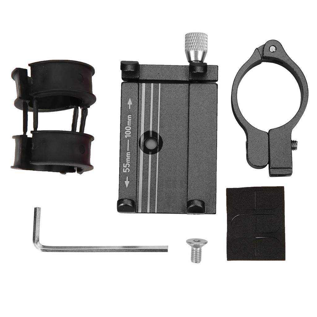 Phone Mount High Hardness Light Corrosion Resistance Firmly Install for for 31.8mm 25.4mm 22.2mm HandlebarsBlack