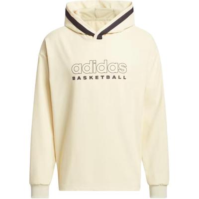 Adidas Sweatshirts Men's Beige Hooded Moderate Other IR9251