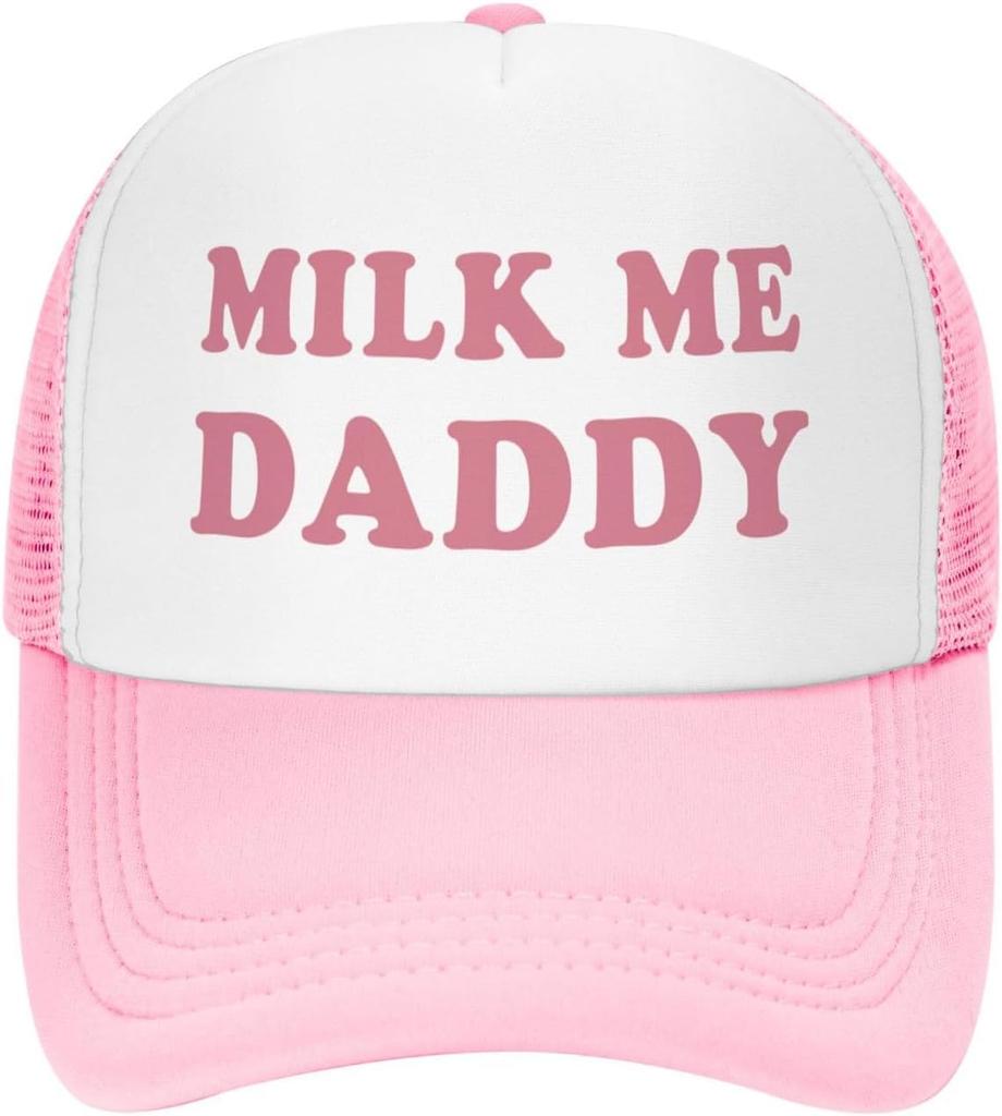 Funny Women Trucker Hats for Women Hot Pink Funny Gag Hats for Women Girls Men Hat