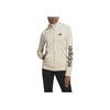 adidas Side Logo Brand Print Athletic Zip-Fit Hoodie Women Hoodies Off-White HL2066
