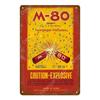 Decorazione Circo Retro Vintage Fuochi d'Artificio Poster Metallico Decorazione Festival di Natale Pittura Arte da Parete Targhe Segni Caccia Bombardiere Jet YI-101