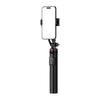 Selfie stick telescopic with remote control, tripod stand for phone, 13m aluminum, black