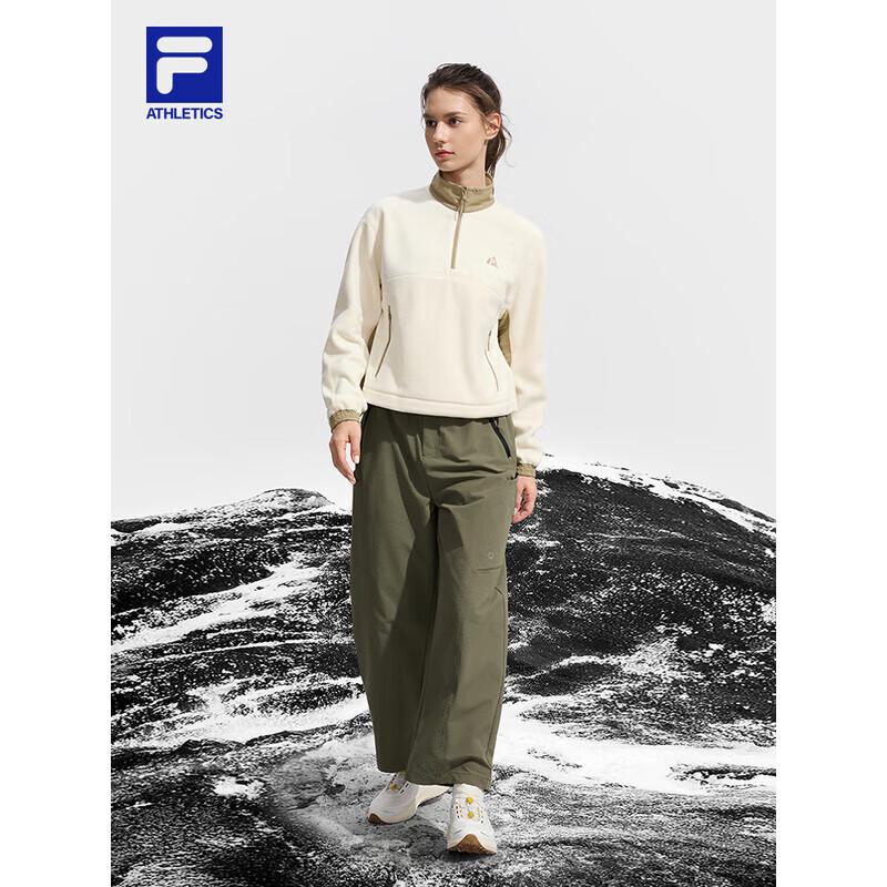 FILA Women s Color-block Knit Pullover Sweatshirt XL