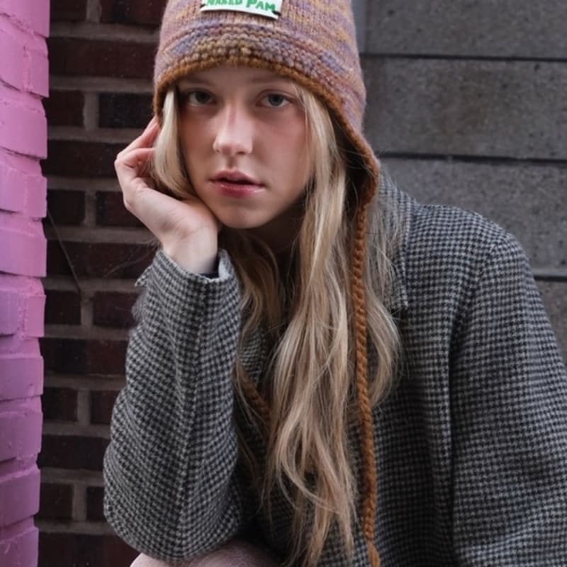

THE ASHLYNN KNIT BONNET_BROWN FREE