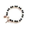 Cross Rosary Bracelet Rosary Style Charm Ornament Decor Present Supplies for Christmas Catholic Decoration Present