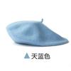 Autumn Winter French Beret Wool Pumpkin hats for women Ladies Female Outdoor Thick Warm Artist Caps Gifts