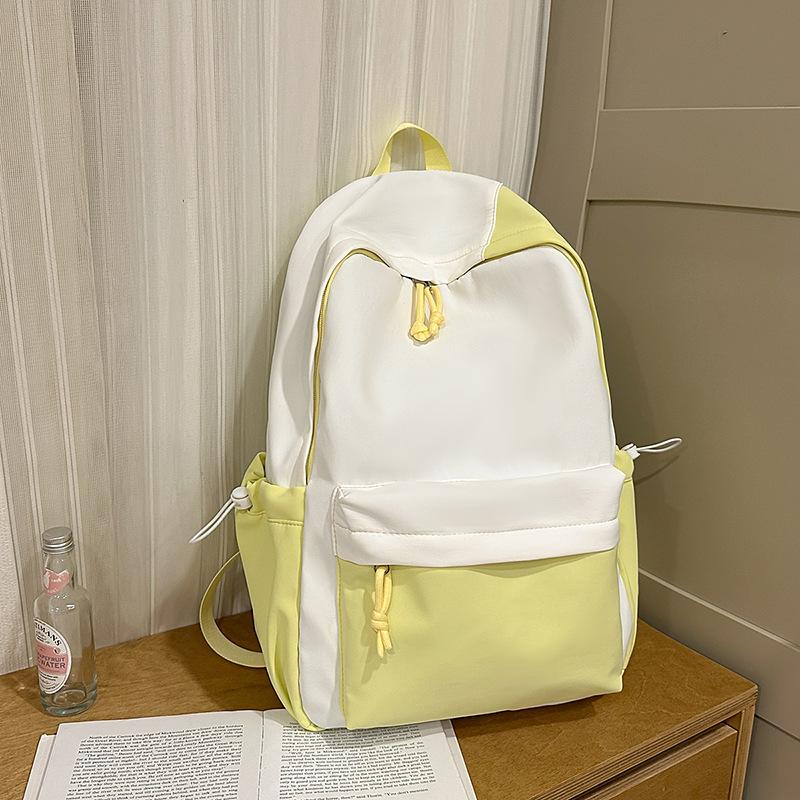Schoolbag Japanese Ins New High-value Fresh and Sweet Girl Heart Backpack Contrasting Color Primary and Secondary School Students Mori Backpack