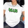 Women‘s Short Sleeve T-Shirt for Casual Wear In Restaurant or Living Room, Lightweight and Comfortable