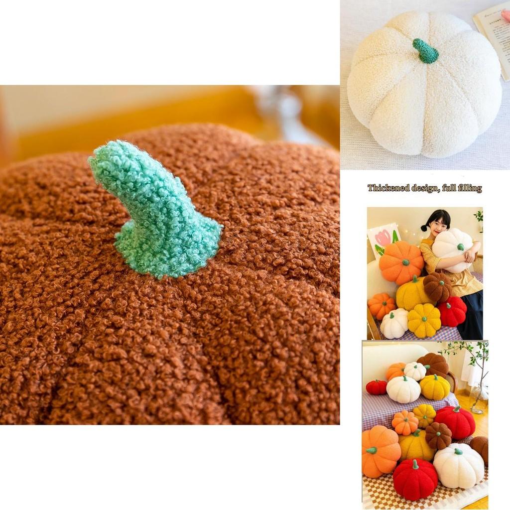 Cute Plush Pumpkin Pillow For Halloween And Home Decoration Soft And Skin-friendly Fabric