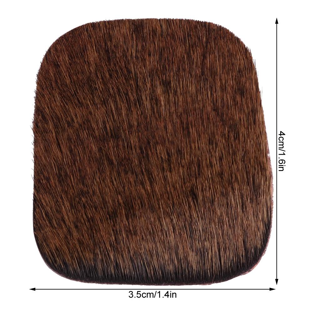 5pcs Archery Arrow Rest Adhesive Silent Bow Stick Plate Cowhide Outdoor Shooting AccessoriesBrown