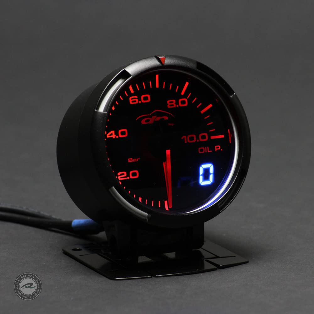 Deporacing DUAL Series Oil Pressure Gauge, 60mm Diameter [DUAL-Oil Pressure]*
