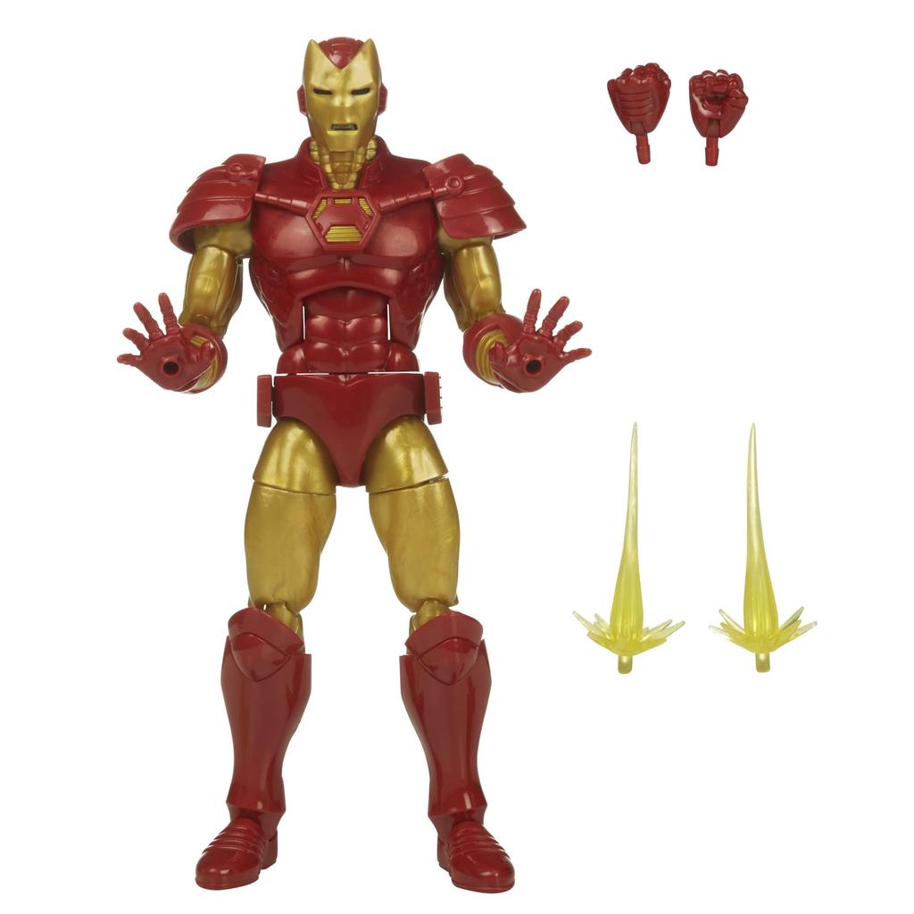 Hasbro Marvel Legends Series Marvel Comics Iron Man Collectible Action Ages 4 and Authentic (Heroes Return) 6-inch (15 cm) Figure, Up, F3686,