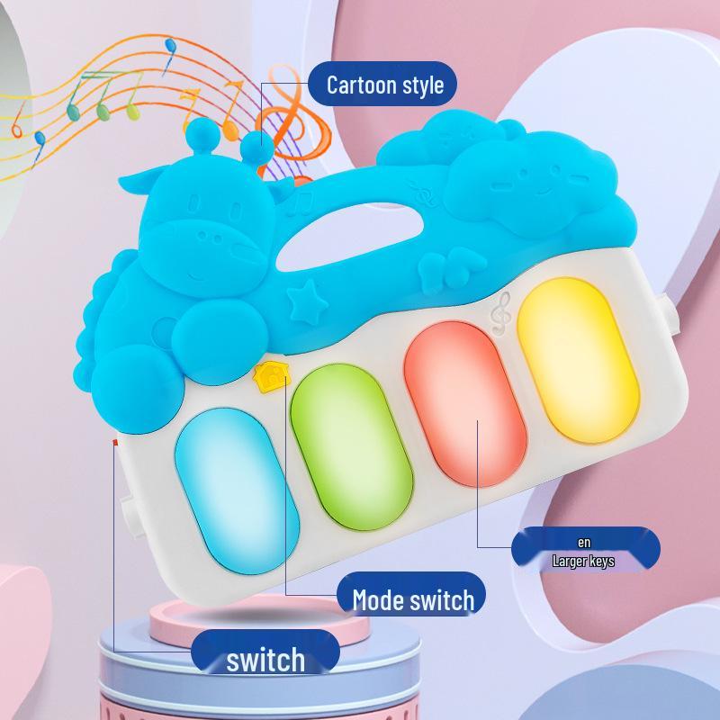 Multi-Functional Baby Piano Play Mat with Music and Fitness Activities