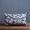 Vintage Blue And White Porcelain Printed Cushion Cover Decorative Sofa Throw Pillow Car Chair Home Decor Pillow Case