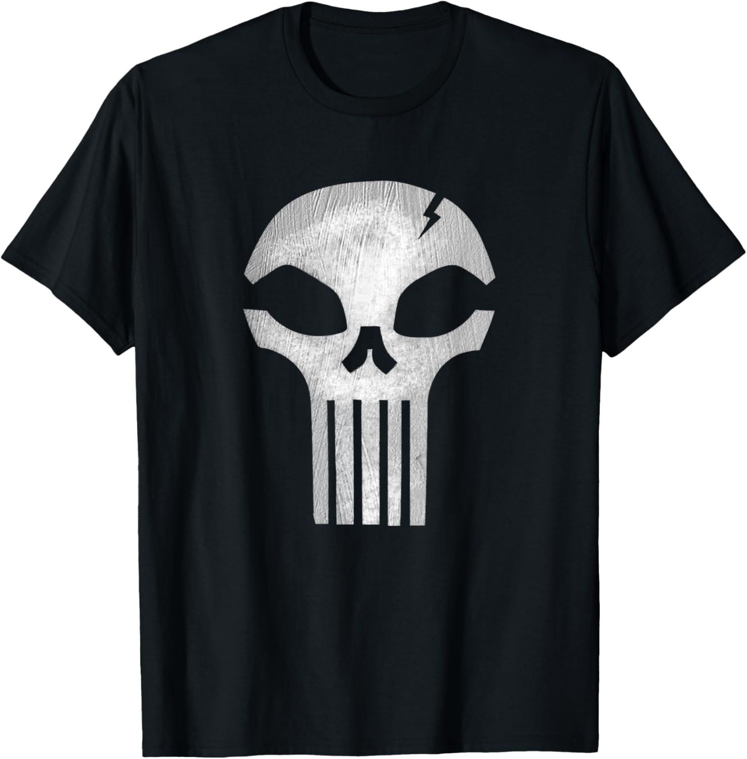 Marvel Punisher Stylized Skull Vintage Chest Logo T-Shirt S