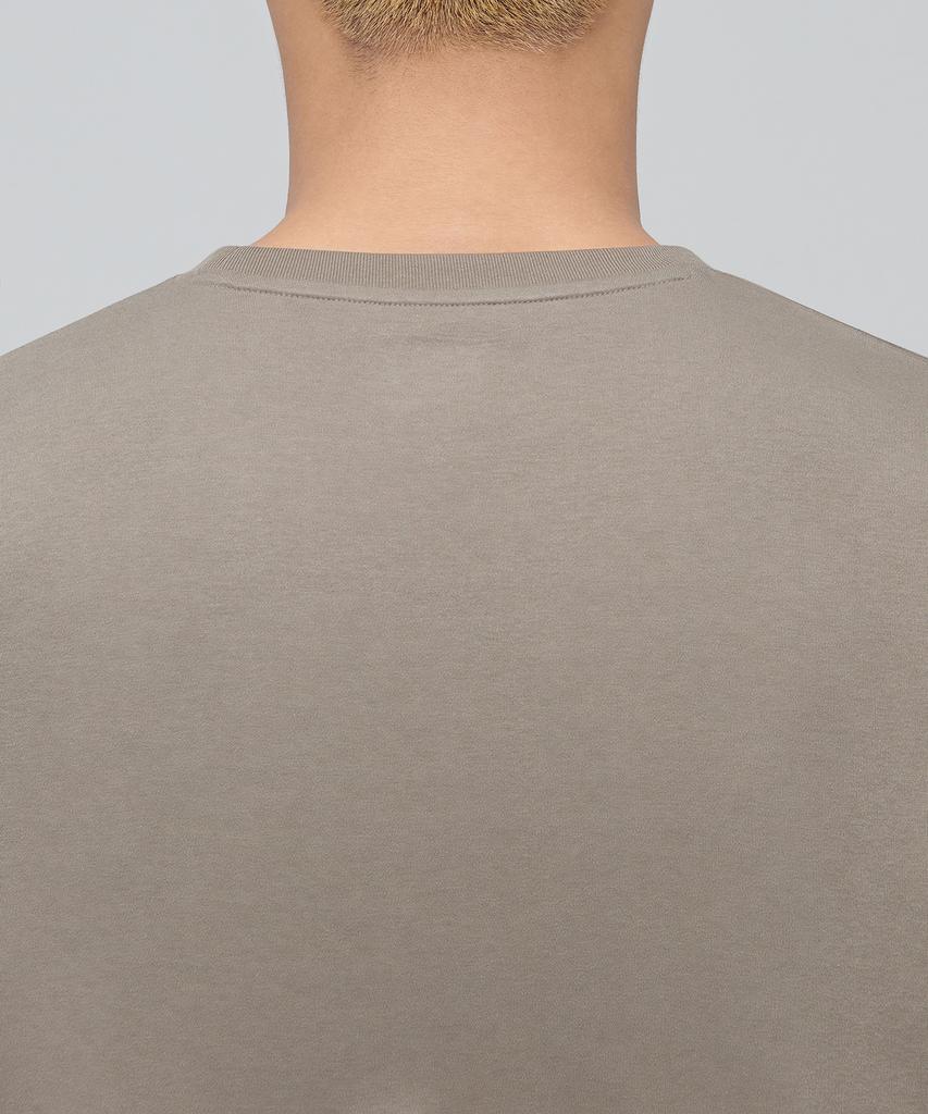 MUSINSA STANDARD Relaxed Fit Crew Neck String T-Shirt [Dusty Beige]
