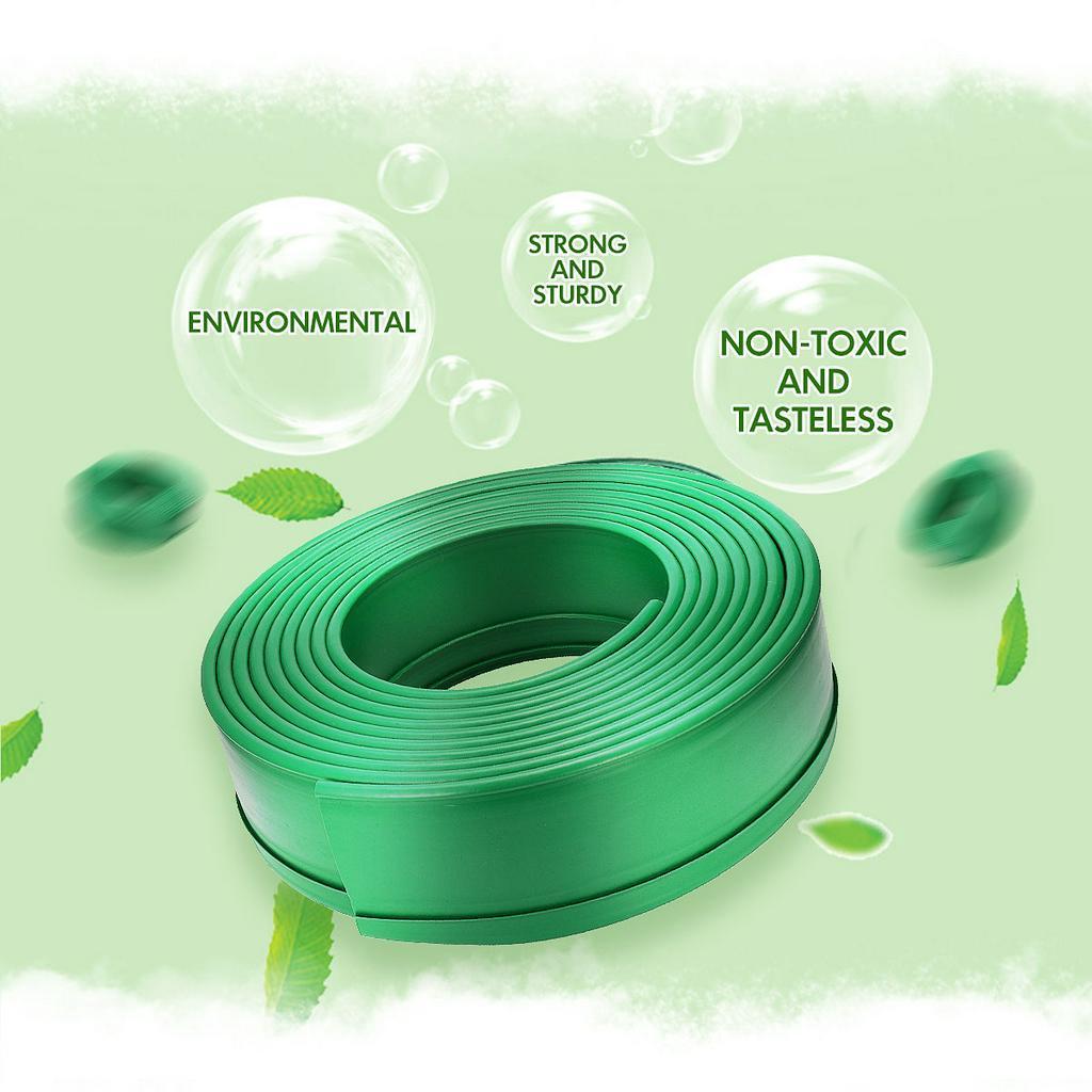 10m Plastic Grass Edging Fence Belt Border Garden Lawn Stone Isolation Path Barrier Patio Garden Greening Belt Horticulture Green