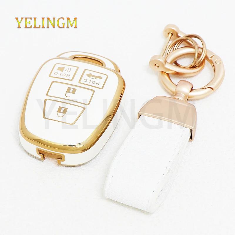 4 Buttons New Tpu Car Key Case Cover Shell For Toyota Prius Corolla Yaris Avensis Camry Rav4 2012 2013 2014