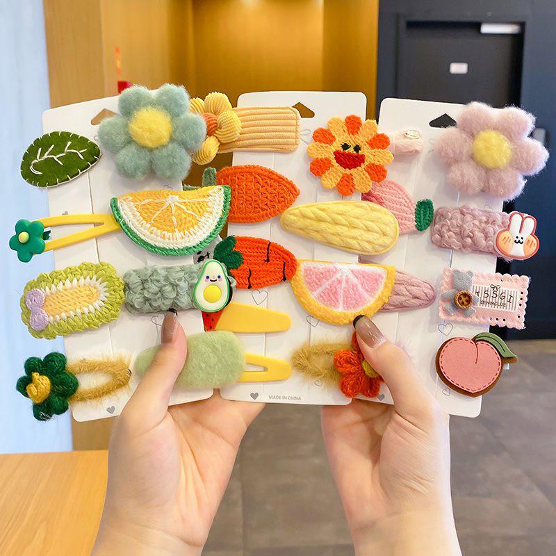 Autumn/Winter 2025 Lambswool Plush Hair Clip: Cute BB Clip Headwear for Women & Children