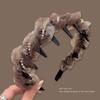 Elegant Temperament Rhinestone Design Hairband For Women Daily Wear Headwear Non-Slip Wash Face Headband Hair Accessories