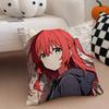 Shy Cute Japanese Anime BBocchi The Rock Cushion Cover Throw Pillow Cover Hidden Button Durable Polyester Chair Cushion
