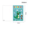 Coloring Sticker Book, Children's Cartoon Graffiti Drawing Enlightenment Book, Fun Holiday Coloring Book