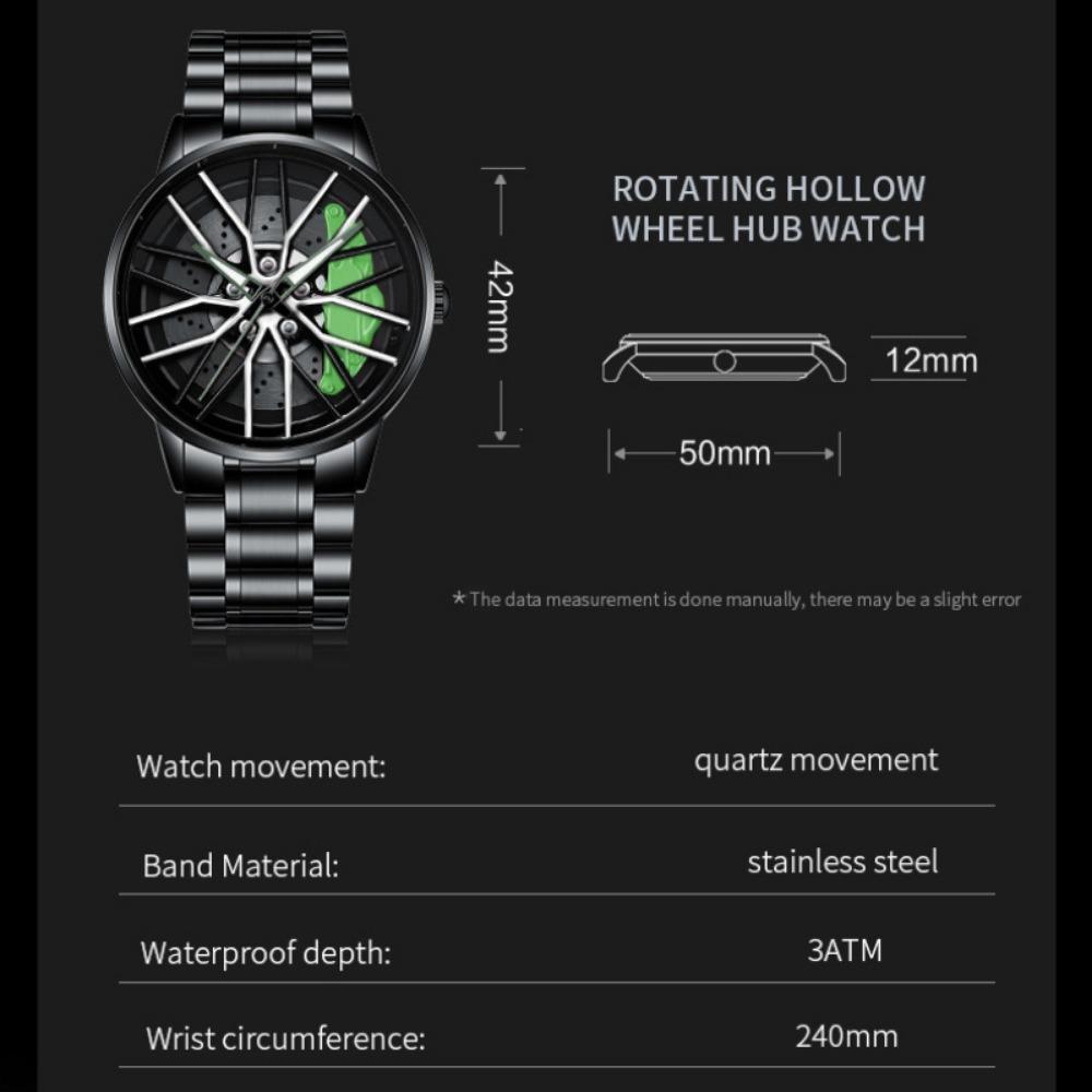 Time Turns Watch Men's Wheel Sports Watch