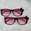 Occhiali Kawaii Retro Gatto Accessorio Decorativo Montature Cartone Animato Occhiali da Vista Senza Lenti Moda Regali Ragazze Occhiali