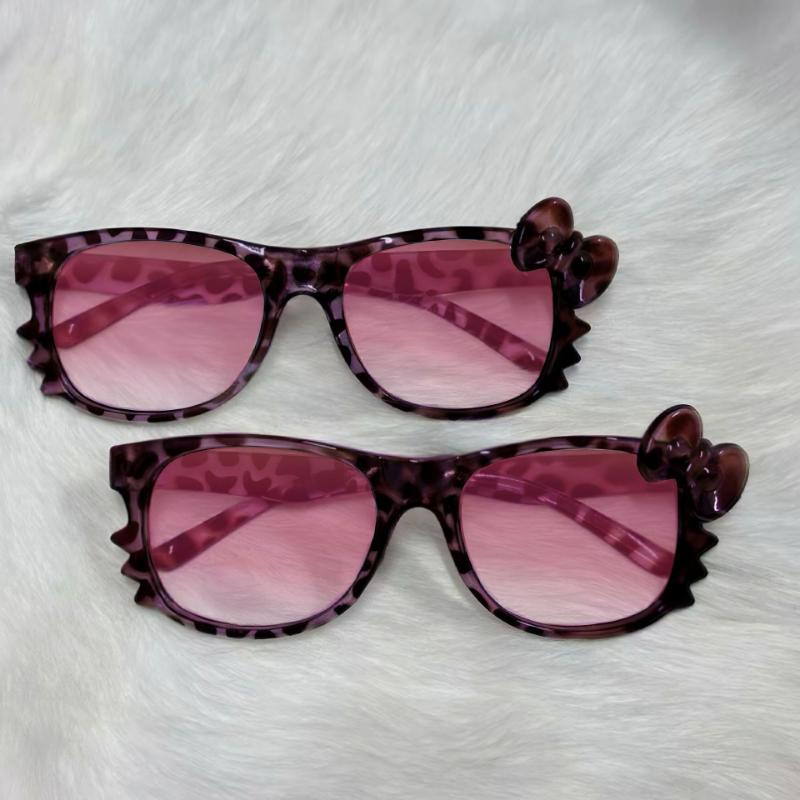 Occhiali Kawaii Retro Gatto Accessorio Decorativo Montature Cartone Animato Occhiali da Vista Senza Lenti Moda Regali Ragazze Occhiali