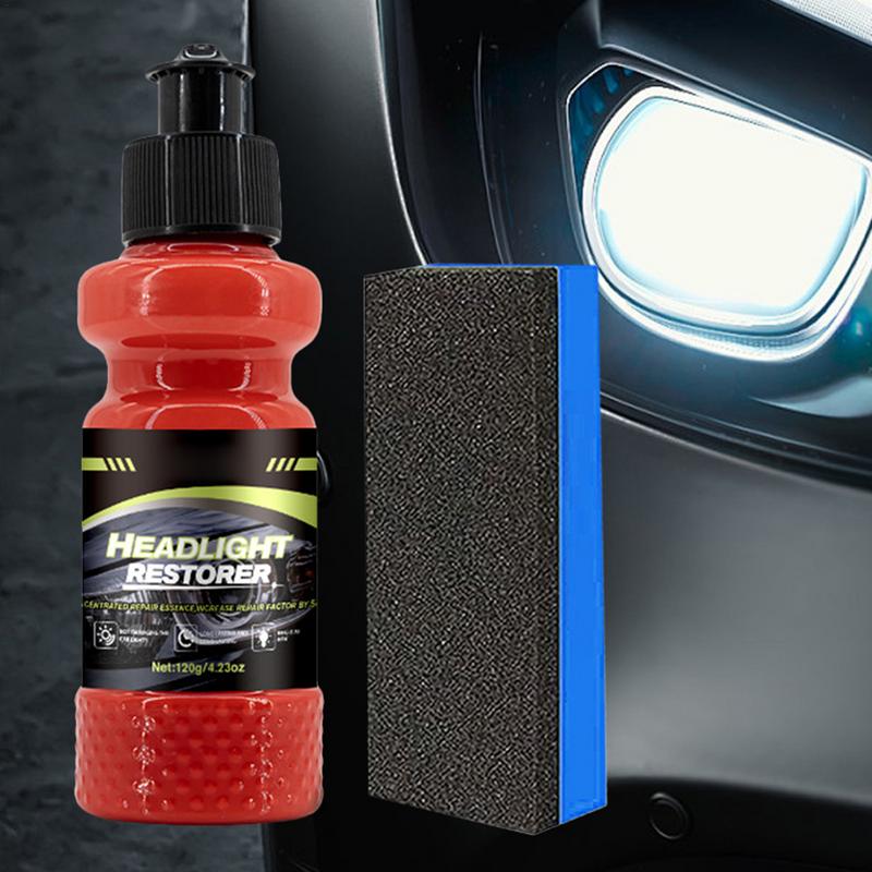Headlight Polish Headlight Cleaner Refurbishment Lotion Repair Agent Automotive Lights Restorer Powerful Protective Removes