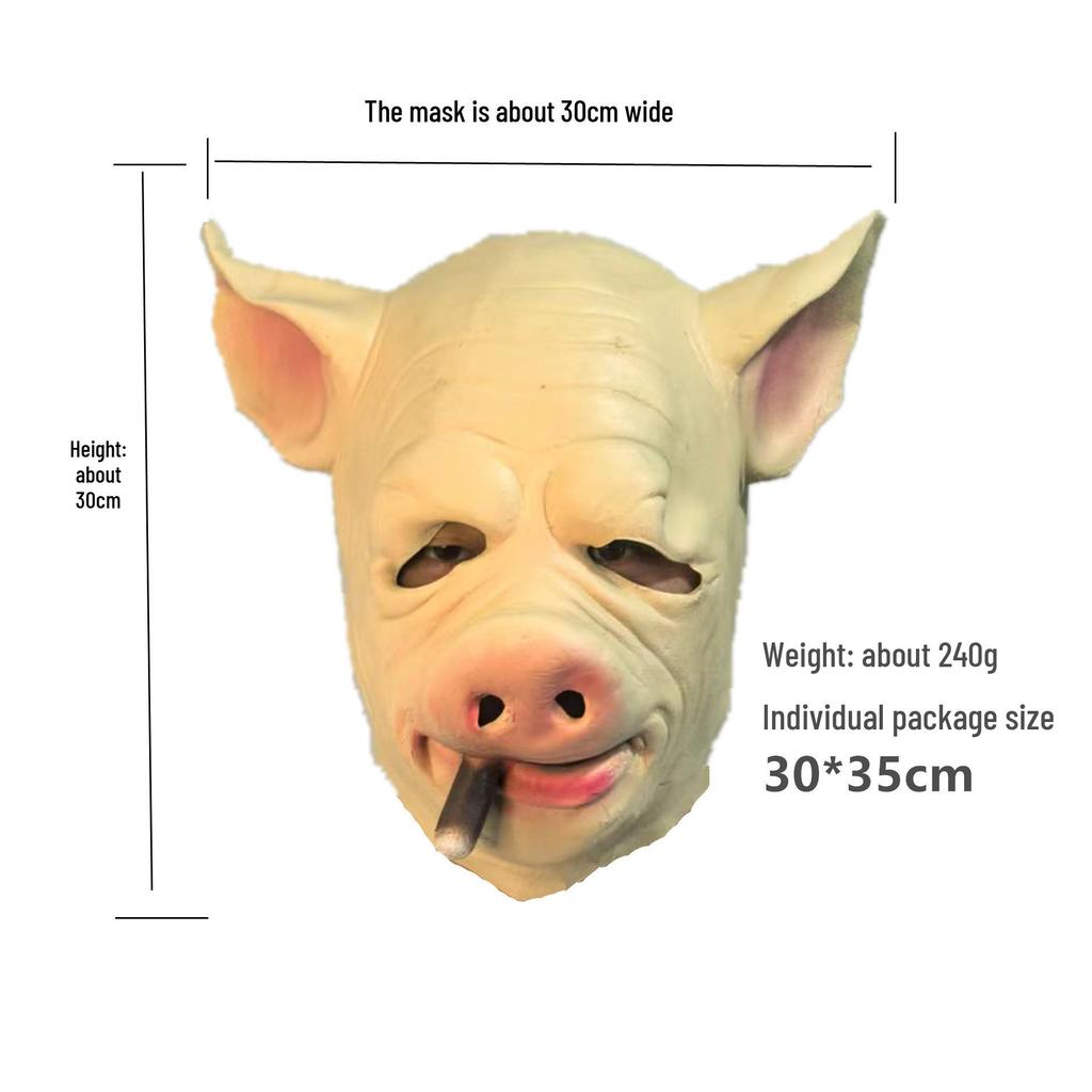 Zodiac Animal Masks: Horse, Fish, Gorilla Cosplay Headwear for Kids' Halloween Performance