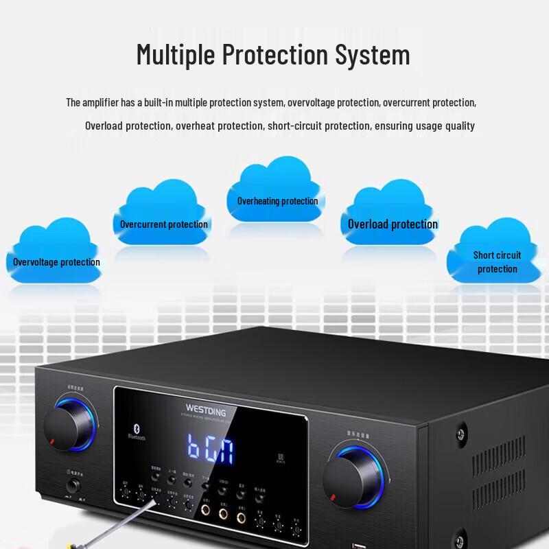 Huidu GF-403 Professional Audio Video Amplifier (CN version)