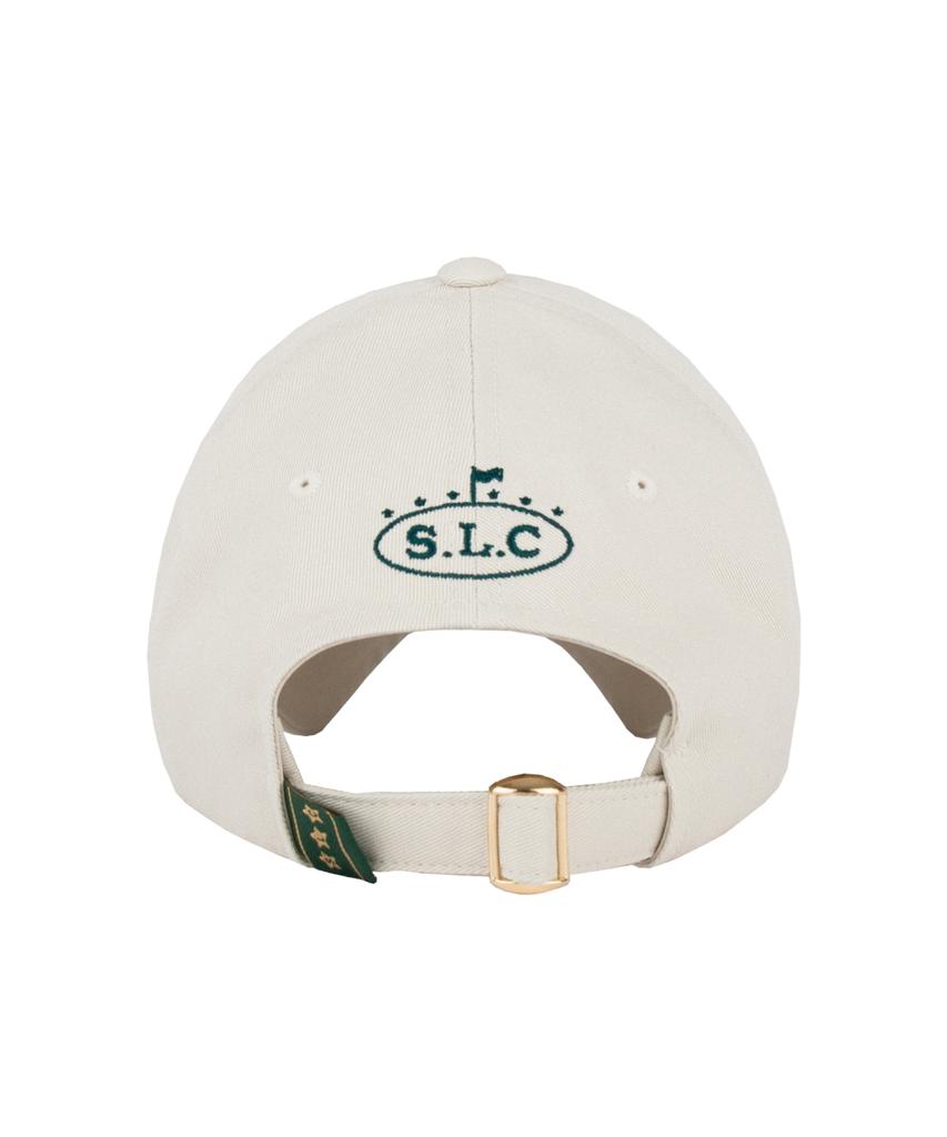 Seleodeilejeokeulleob Signature Ball Cap - Ivory & Green Patch