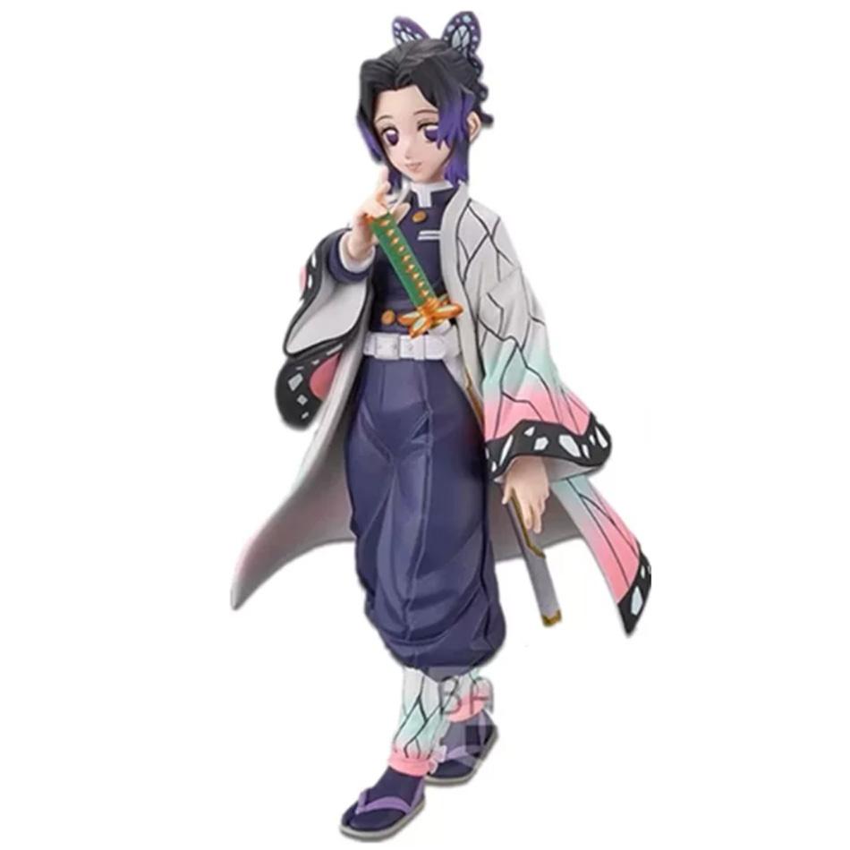 15Cm Anime Figure Kochou Shinobu Kamado Nezuko Figure Kimetsu No Yaiba Kizuna No Sou Action Standing Figures