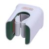 Wall-Mount Broom & Mop Holder - Hole-Free Clip Hook Bracket for Bathroom Storage