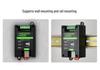 Industrial USB to RS485/RS422 Isolated Converter with Multiple Protection Circuits; Supports Wall and Rail Mounting.