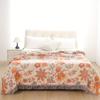 Towel Blanket Summer Cool Blanket  Pure Cotton Thickened Enlarged Air Conditioning Blanket Suitable Sofa Blankets 4 Layer Gauze