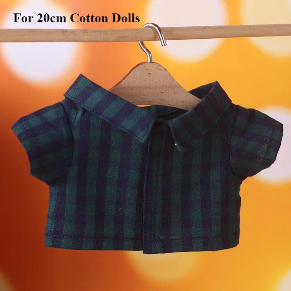 Fashion Style Doll Clothes Toys Accessories Mini Clothes Doll T-shirt  15/20cm Cotton Stuffed Dolls