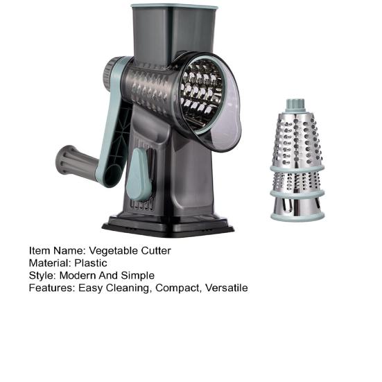 Handheld Roller Vegetable Slicer Shredder Stainless Steel Blades Food Processor Multi-Function Kitchen Gadget