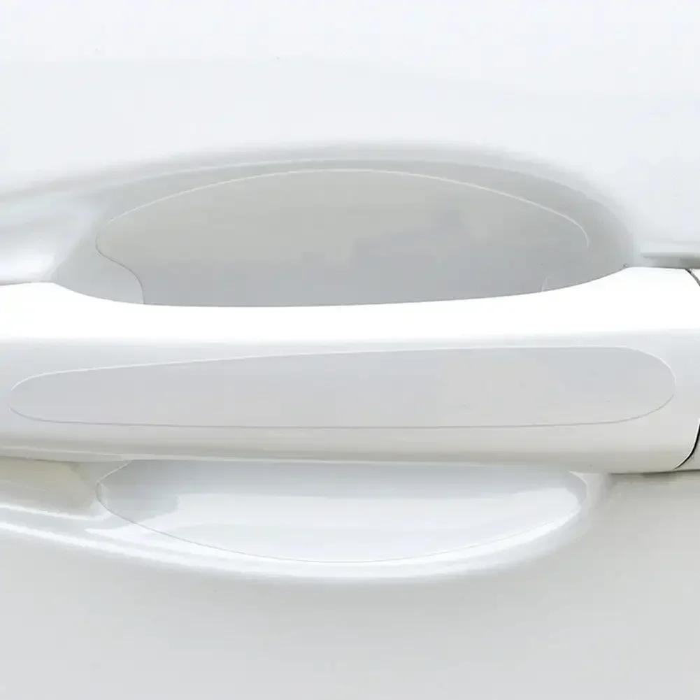 Transparent Car Door Bowl Handle Protective Sticker Anti-collision Scratch-resistant Protection Clear Strip Stickers Car Decals