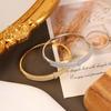 Elegante Braccialetto con Diamanti di Cristallo: Bicolore Oro e Argento, Lusso Leggero, Design Versatile