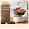 Supor 4L Multi-functional Electric Hot Pot CN Plug (adapter Included)