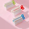 1 /3 Toothpaste Squeezer, Cleanser, Hand Cream, Manual Rolling Squeezer, Bathroom Toothpaste Holder, Toothpaste Clip White