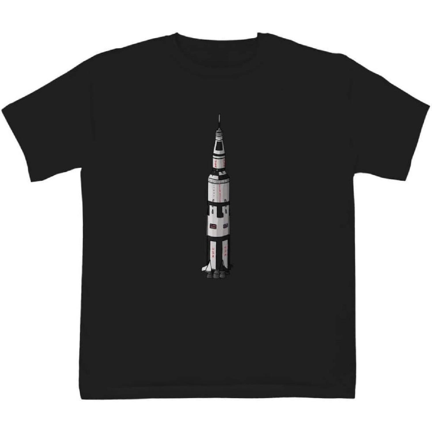 Детские хлопковые футболки Ракета Аполлон-11 (TS024729) S
