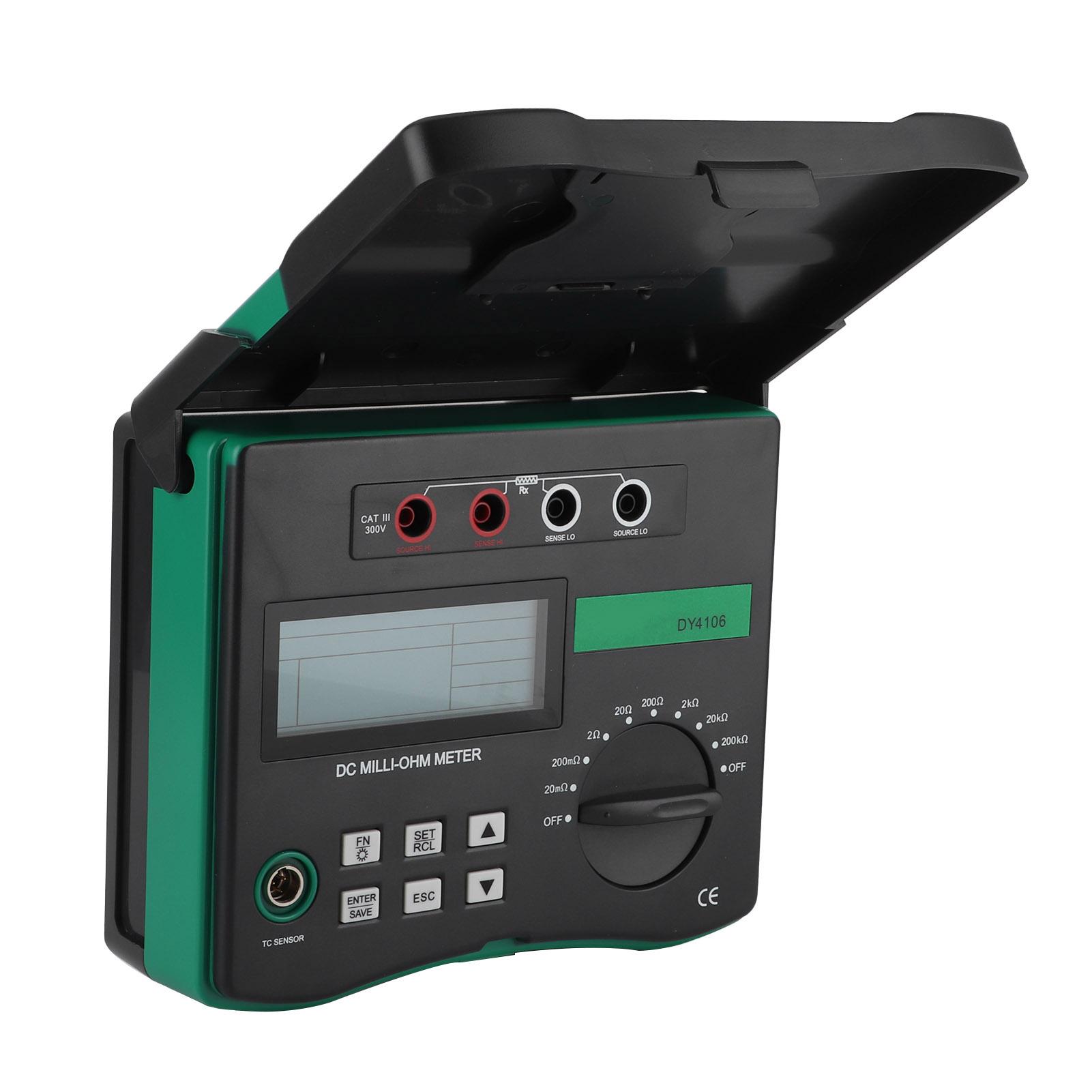 

Автомобільний тестер опору ланцюга Електричний цифровий DC мікроом міліомметр 20 мОм 200 кОм