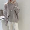 Soft Round Neck Pullover Sweater Women Loose Outer Wear 2022 Early Autumn Japanese Loose Twist Knit Sweater Pullover Female Top