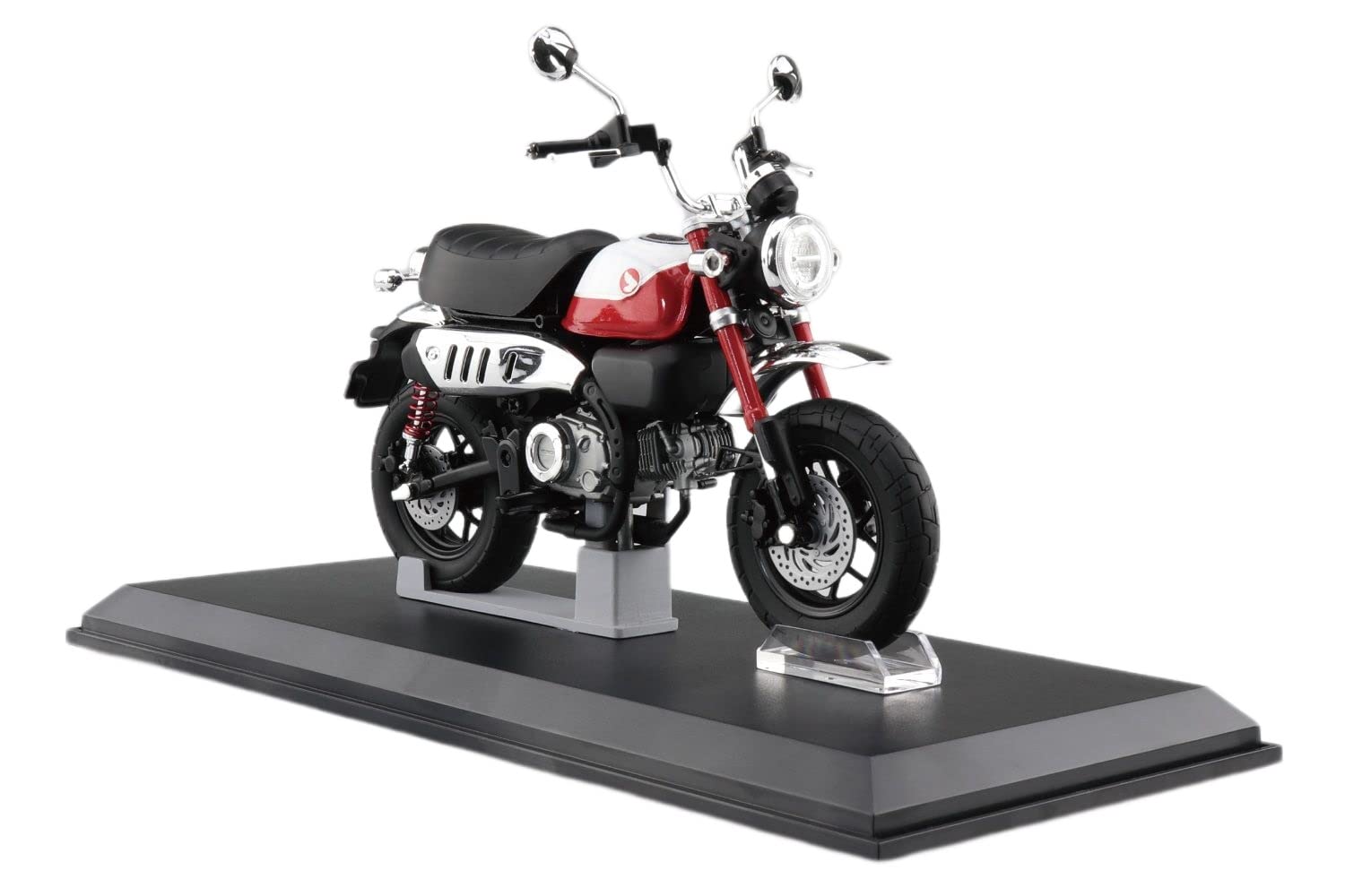 

Aoshima Bunka Kyozai Skynet Масштабная готовая модель мотоцикла Honda Monkey125 Жемчужно-красный туманная nebula ООО. (АОСИМА) 1/12 22