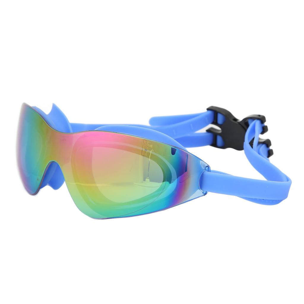 Swimming Goggles Anti Fog No Leaking Silica Gel Swim Glasses with PC Mirror for Men and Women