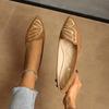 2024 Shoes Female Slip on Women's Flats New Casual Flats Women Embroidery Pointed Toe Shallow Soft Bottom Plus Size Shoes Women